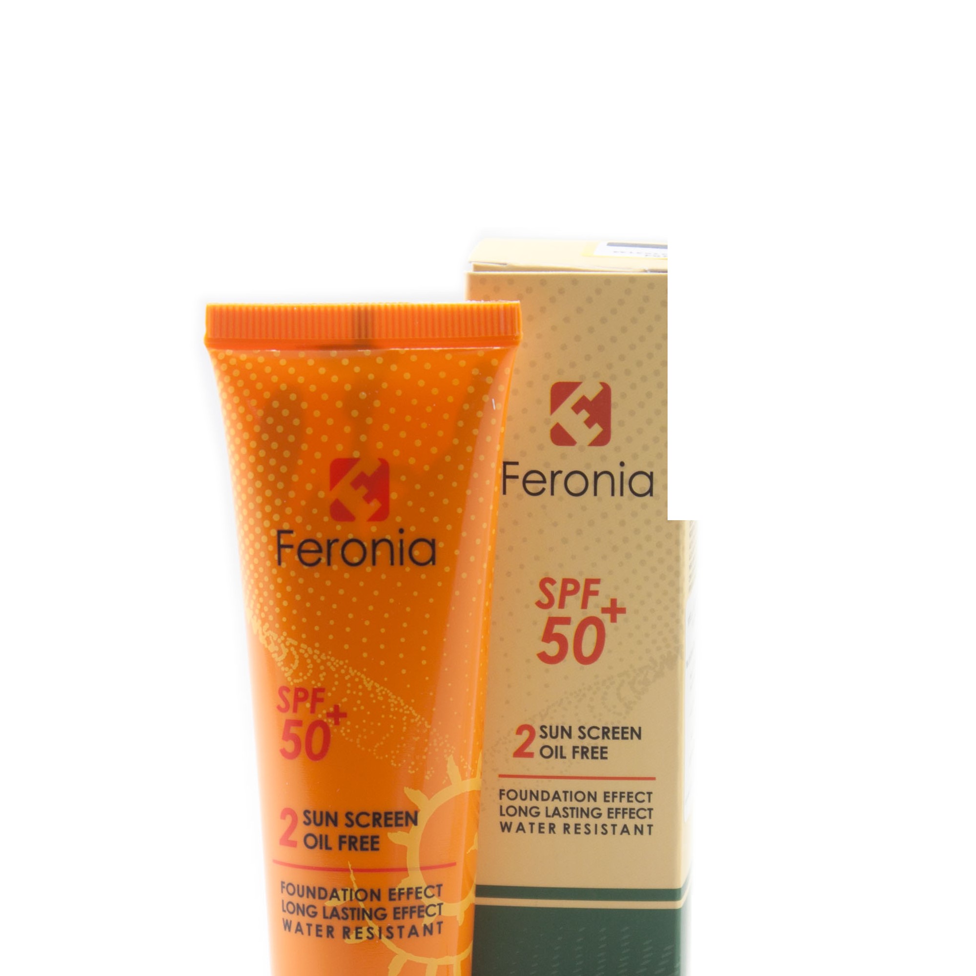 کرم ضد آفتاب فاقد چربی SPF50 بژ طبیعی فرونیا